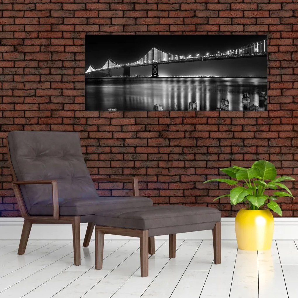 Tablou - pod albnegru (120x50 cm)