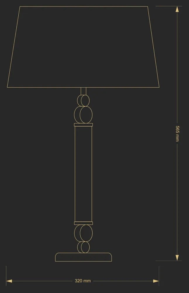Veioza eleganta realizata manual TAMARA
