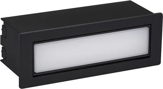 Spot LED incastrabil iluminat exterior ambiental IP54 ECHO negru
