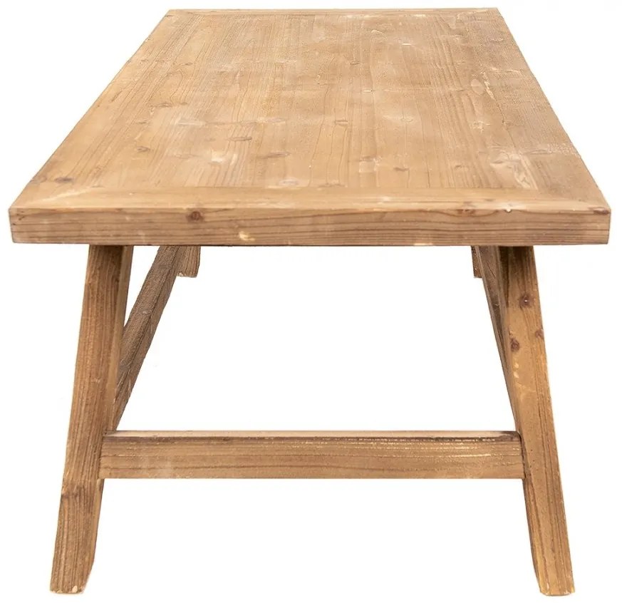 Masuta de cafea, natur, din lemn masiv, Mesta