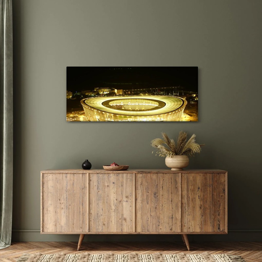 Tablou - stadion de fotbal (120x50 cm)