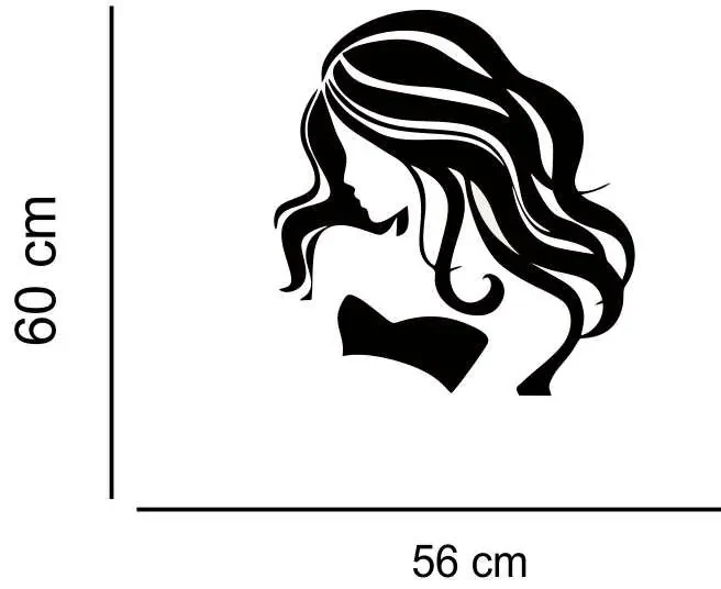 Sticker perete silueta Femeie 4