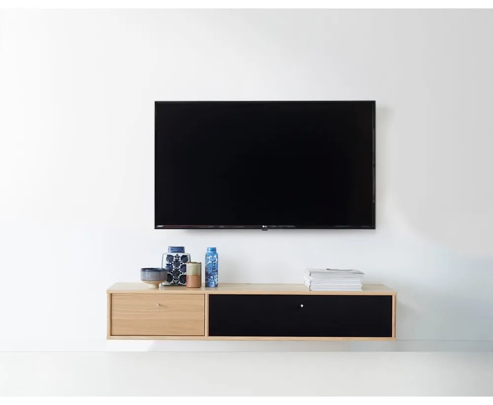 Comodă TV cu aspect de lemn de stejar Mistral 158