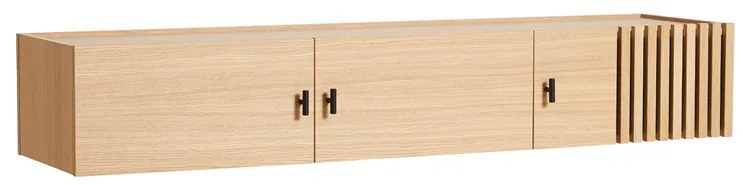 Comodă de perete "Array", 150 x 53 cm, 2 variante - Woud Variantă: stejar, deschis la culoare