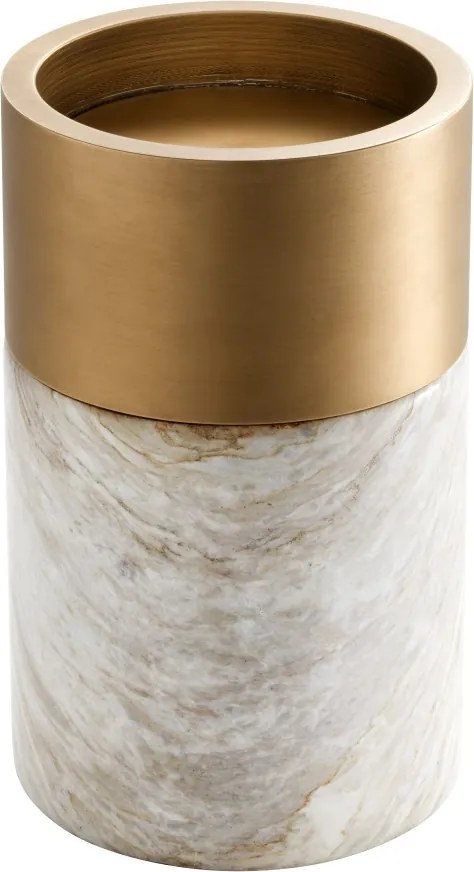 Set de 3 suporturi lumanari Sierra, marmura alba 112090 HZ