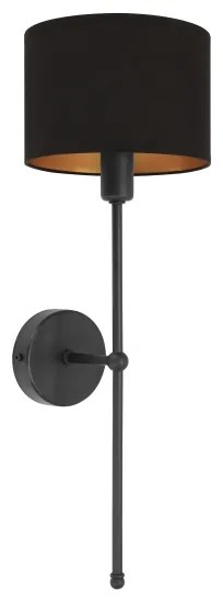 Aplica de perete MADELA 1xE14/40W/230V, neagră