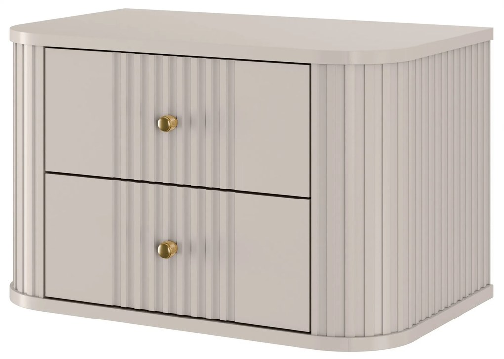 Set noptiere suspendat Vesper 56 cm - cașmir / mânere aurii