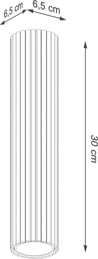 Spot taupe din metal Gleam – Sollux