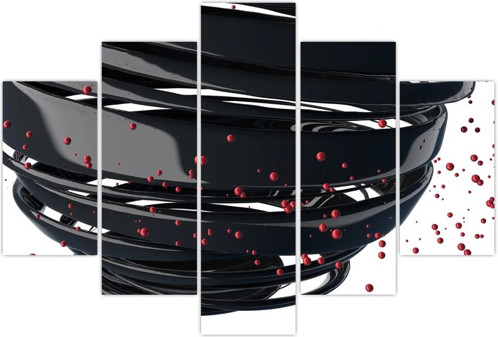 Tablou - Abstracției de glob pământen (150x105 cm)