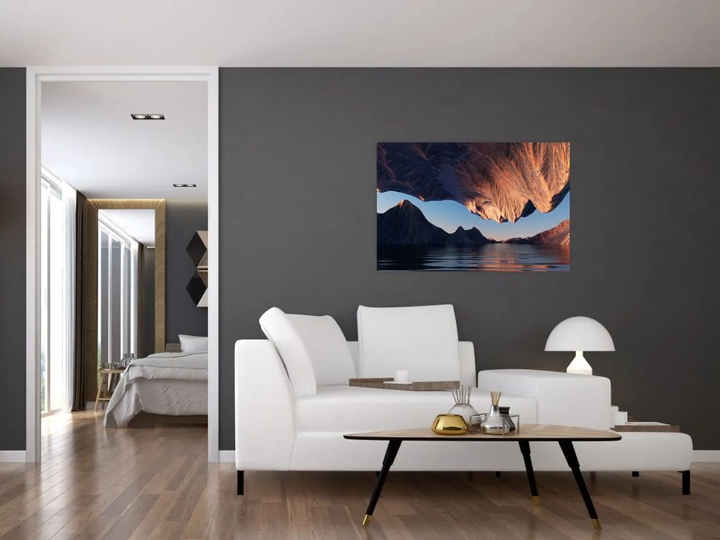 Tablou - Faleze 3D (90x60 cm)