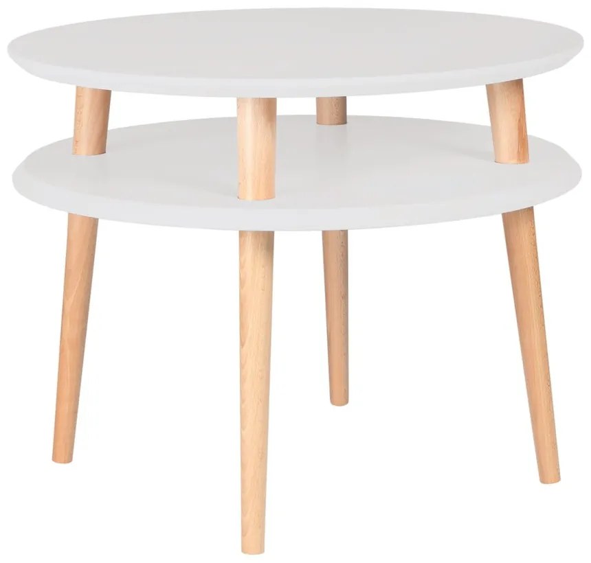 Măsuță de cafea Ragaba UFO Ø 57 cm, gri deschis