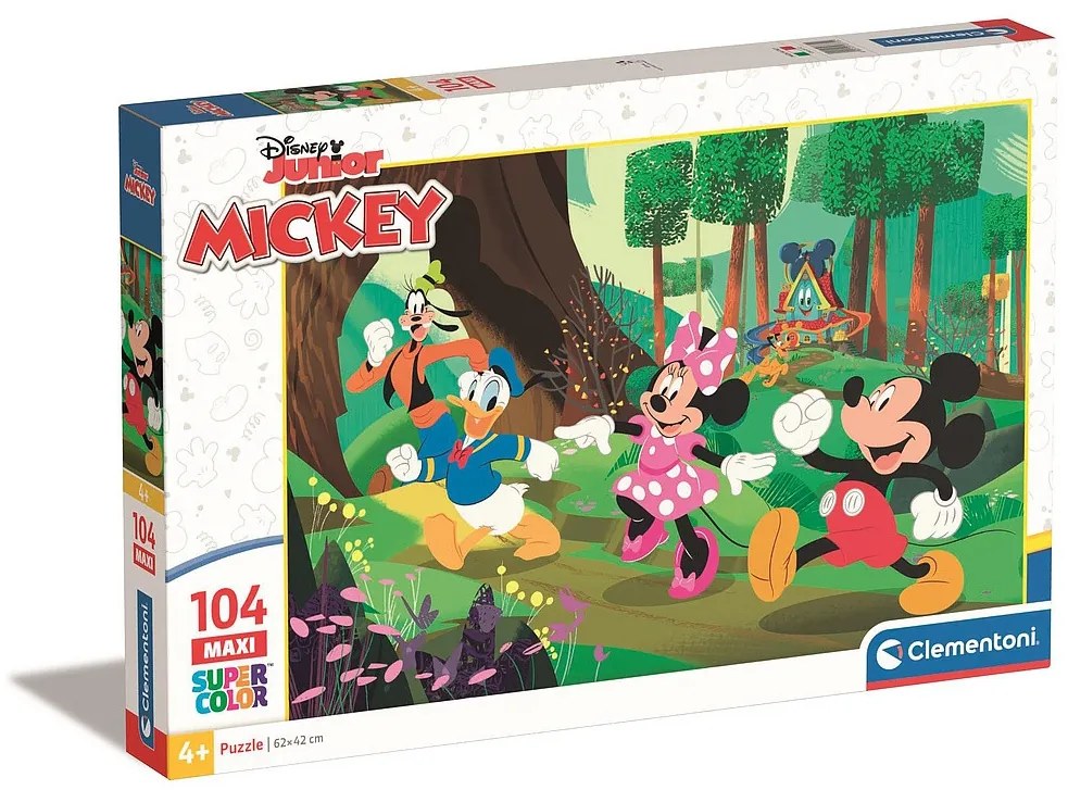 Disney Mickey Lush Forest Puzzle maxi 104 piese Clementoni