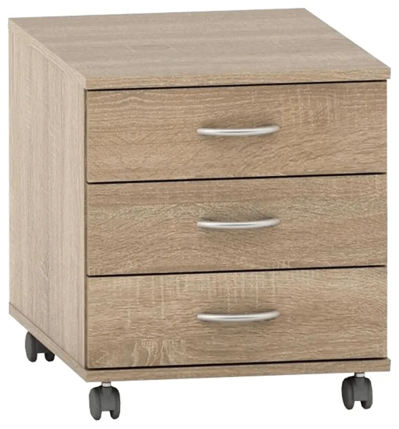 Comoda pe roți TEMPO ASISTENT 016, stejar sonoma