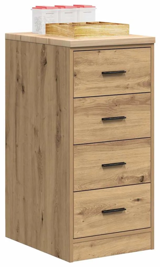 vidaXL Dulap de depozitare pentru garaj Artisan Stejar 40x51x85 cm