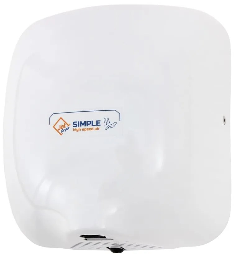 Uscător de mâini Jet Dryer Simplu, alb