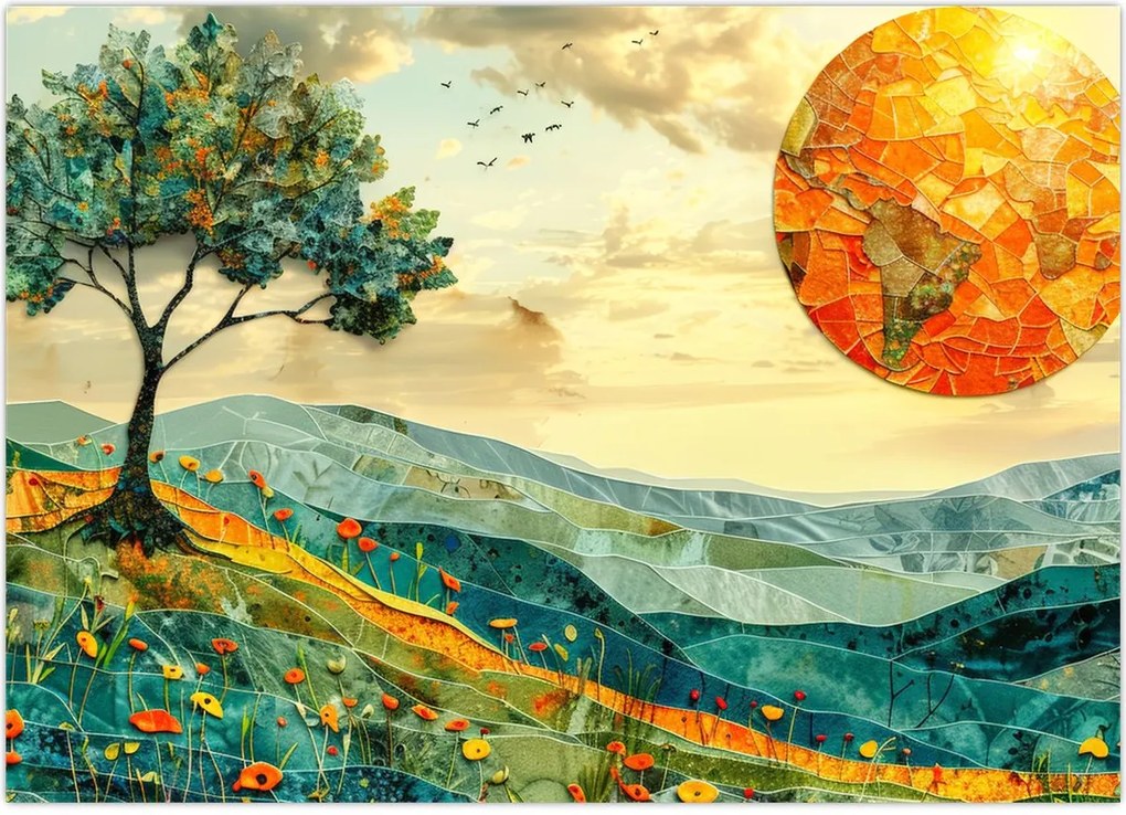 Tablou - Ilustrație peisaj (70x50 cm)