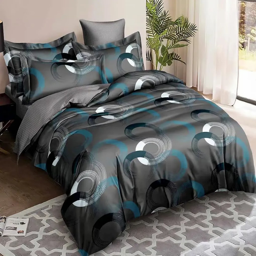 Lenjerie de pat din microflanel VELCERA gri Dimensiune lenjerie de pat: 70 x 80 cm | 140 x 200 cm