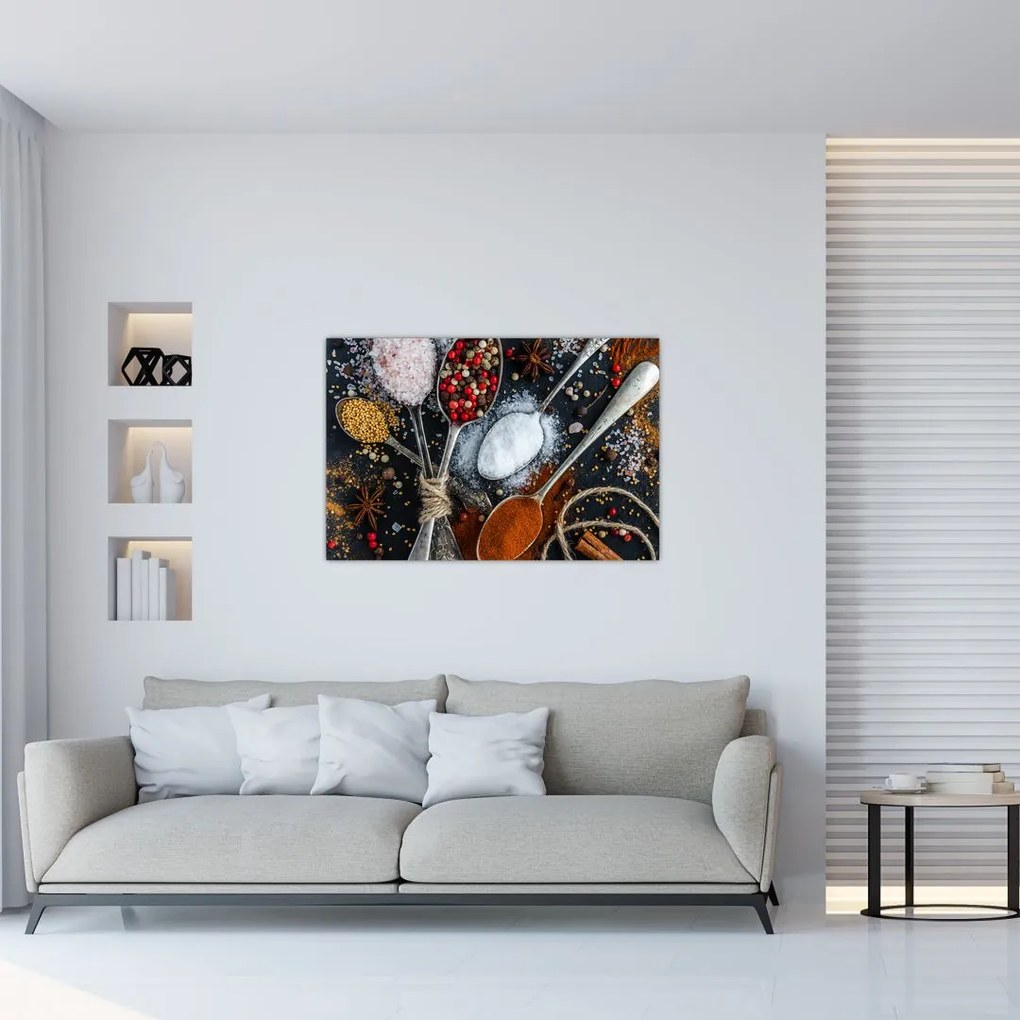 Tablou cu condimente (90x60 cm)