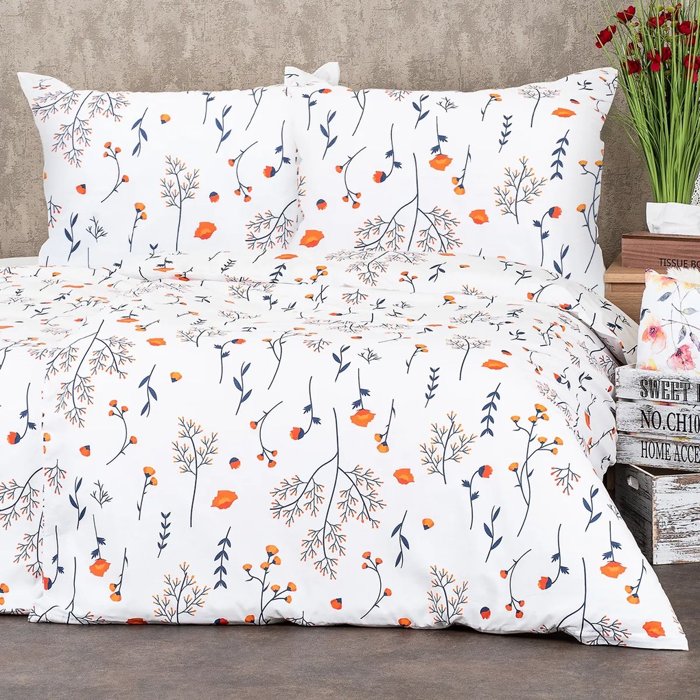 Lenjerie de pat din bumbac 4Home Floret, 140 x 200cm, 70 x 90 cm, 140 x 200 cm, 70 x 90 cm