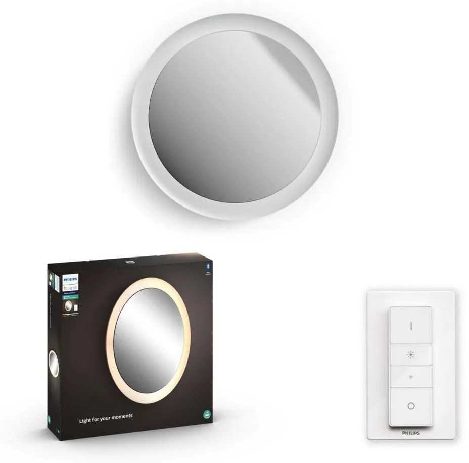 Oglindă LED dimabilă pentru baie Hue ADORE LED/27W/230V Philips + telecomandă