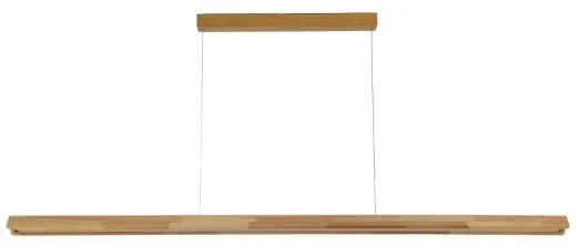 Brilagi - Lustră LED UMEA WOOD suspendată pe cablu, 40W, 230V, 150 cm, lemn