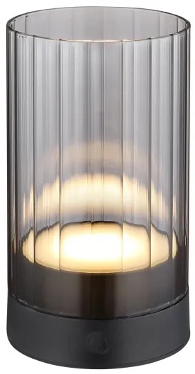 Lampă LED de masă de exterior Globo 21012S PIXY LED/2W/3,7V 2700/4000/6500K IP44 gri