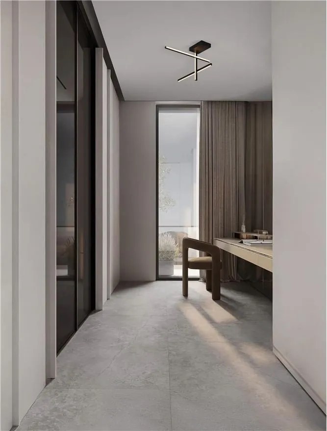 Plafoniera LED stil modern minimalist ANTAMA negru