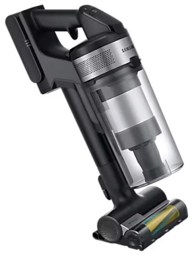 Resigilat: Aspirator vertical Samsung Jet65 Stick VC, 21.6V Li-ion, 410W, Cyclone, Motor inverter, 40 min, Negru