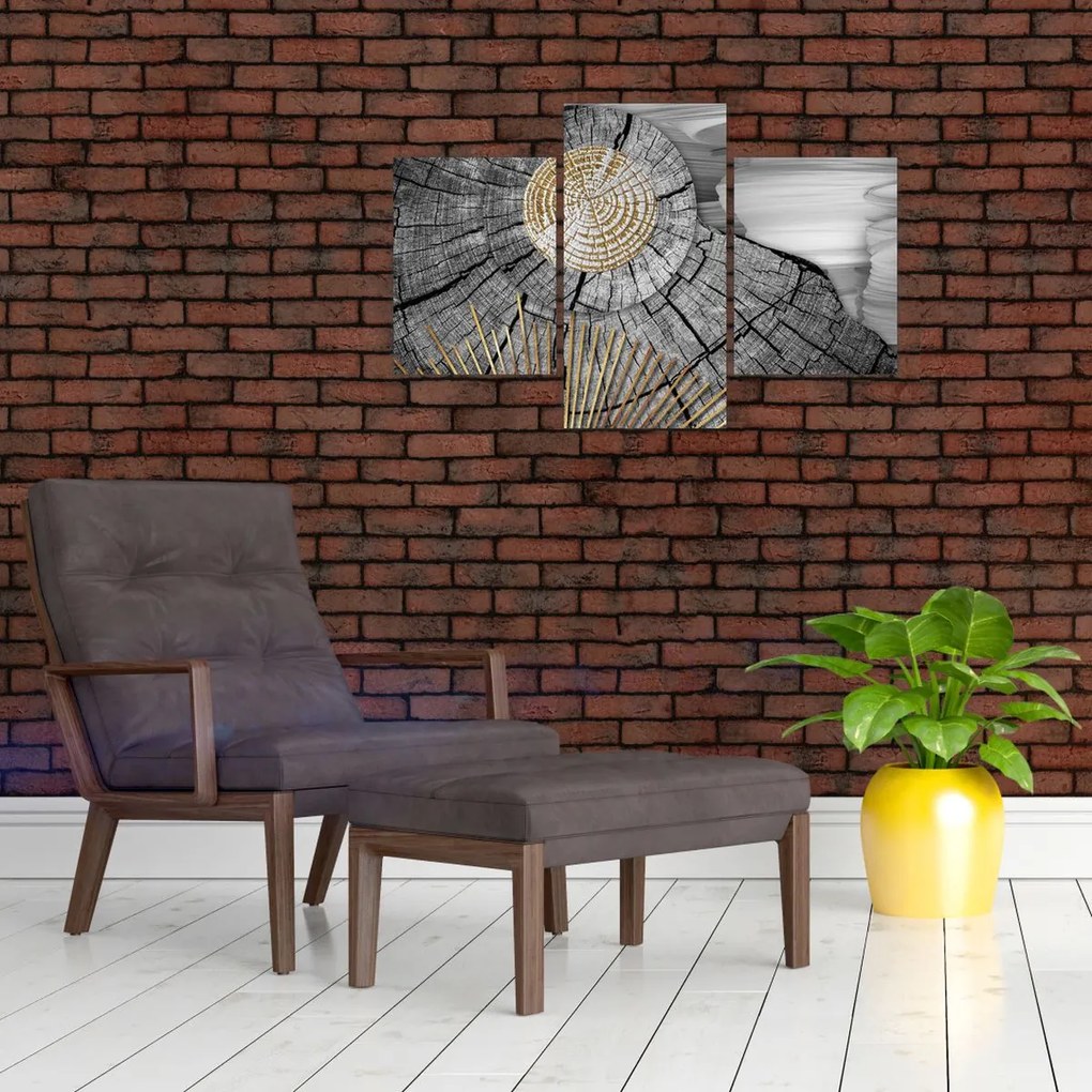 Tablou - Trunchiul copacului colaj (90x60 cm)