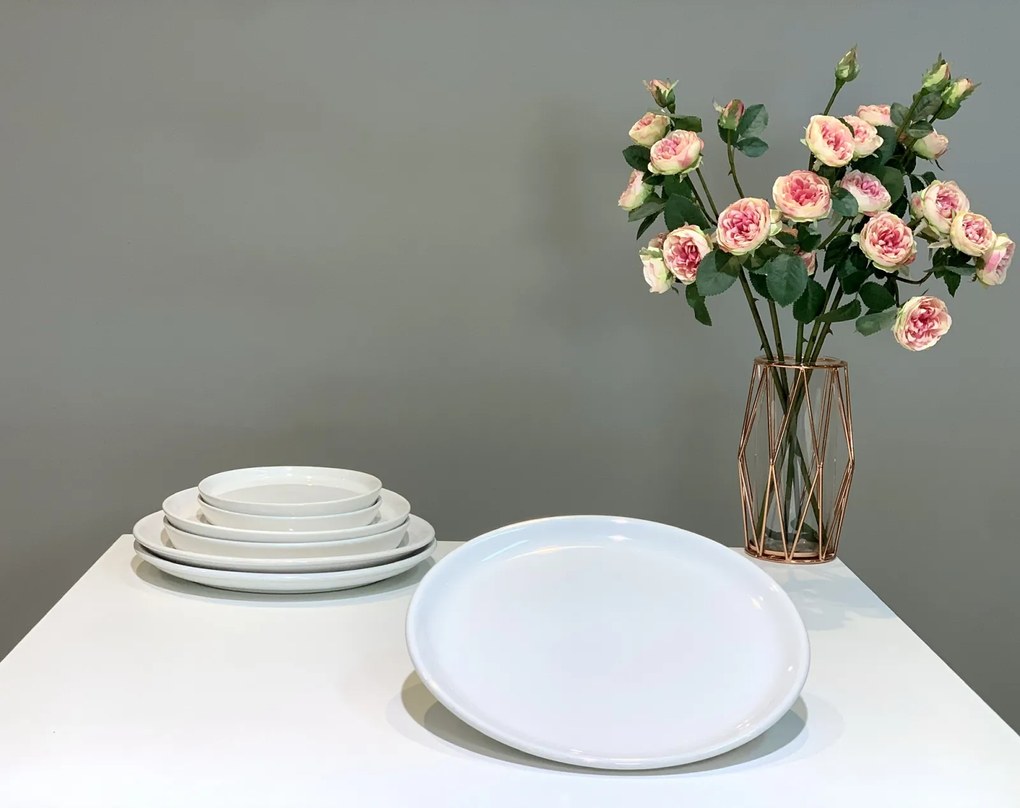 Platou Casablanca Roma 30 cm Alb