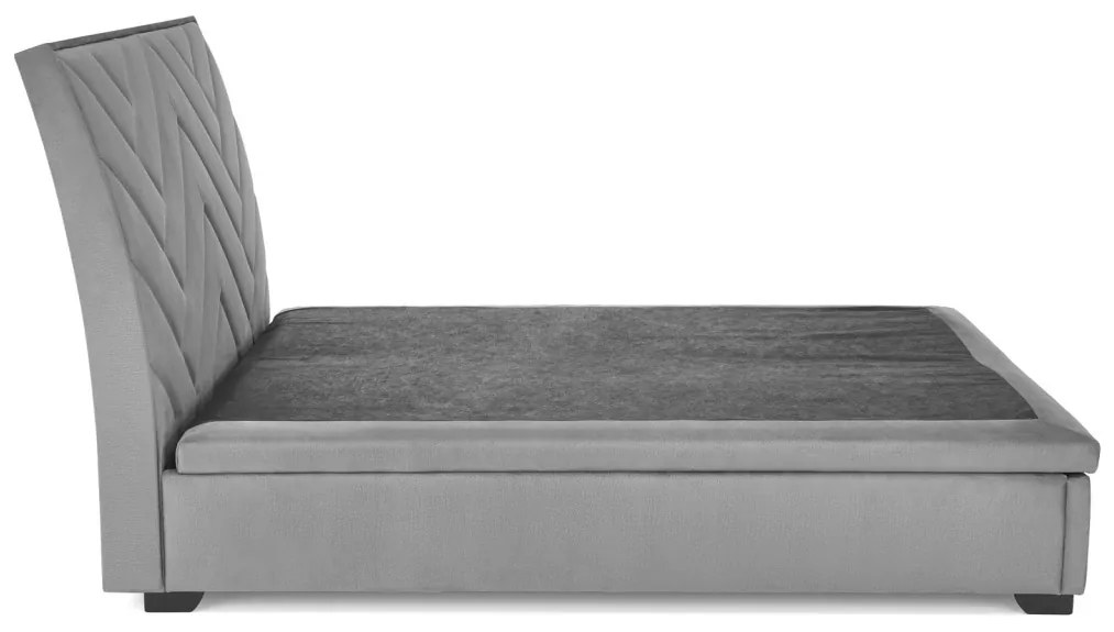 Pat tapitat Continental 1 velvet gri – 160 x 200 cm