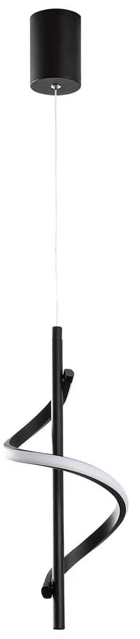 Lustră neagră LED ø 16 cm Likma – Opviq lights