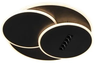 Plafonieră LED dimabilă LED/90W/230V 3000-6500K negru + telecomandă