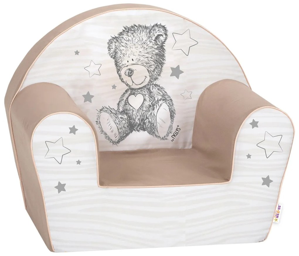 Fotoliu LUX Teddy Star Baby Nellys, bej