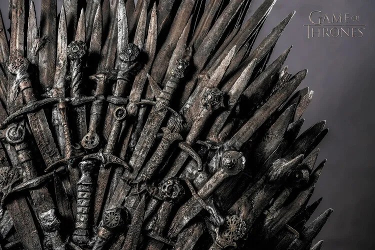 Poster de artă Game of Thrones - Iron throne