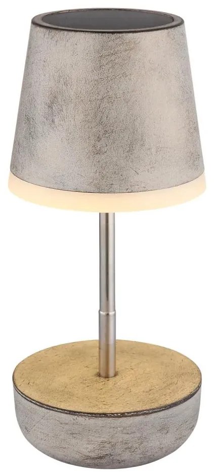 Globo 36638SA - Lampă solară LED 10xLED/0,06W/3V IP44 gri