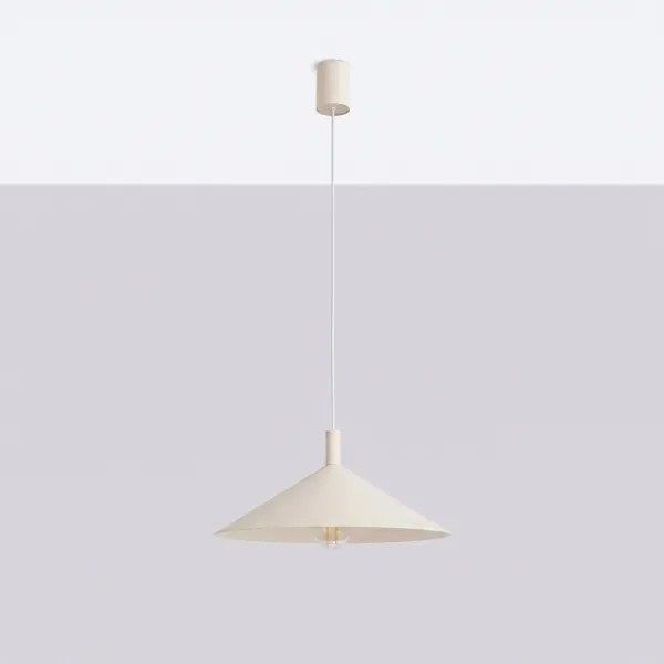 Sollux SL.2539 - Lustru suspendat pe cablu NOX 1xE27/15W/230V crem