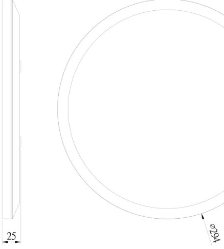 Plafonieră LED pentru baie Globo 41562-18B SAPANA LED/18W/230V IP44