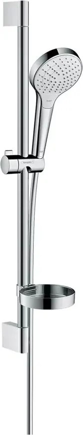 Set de dus Hansgrohe Croma Select S Vario cu bara 65 cm crom