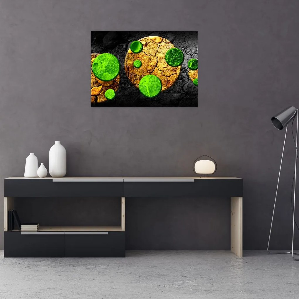 Tablou abstract - Bilă (70x50 cm)