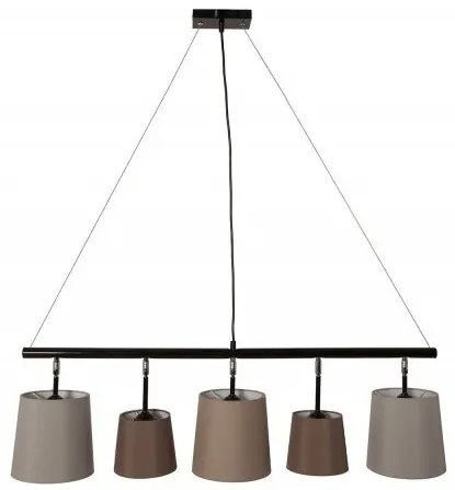 Lustra eleganta cu 5 abajururi Levels 100cm A-38826 VC