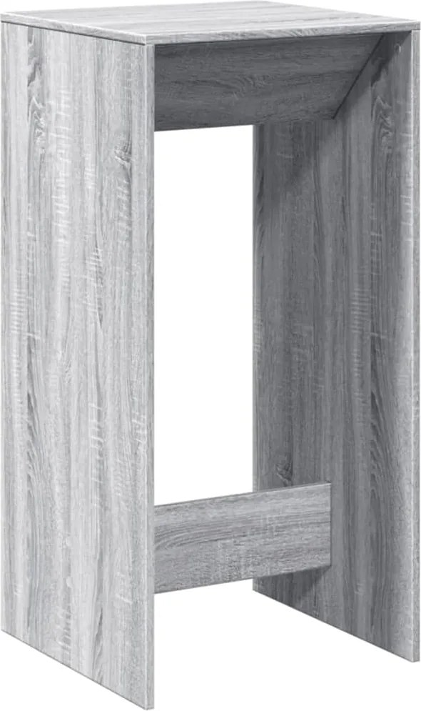 vidaXL Masă bar, gri sonoma, 51x50x103,5 cm, lemn prelucrat
