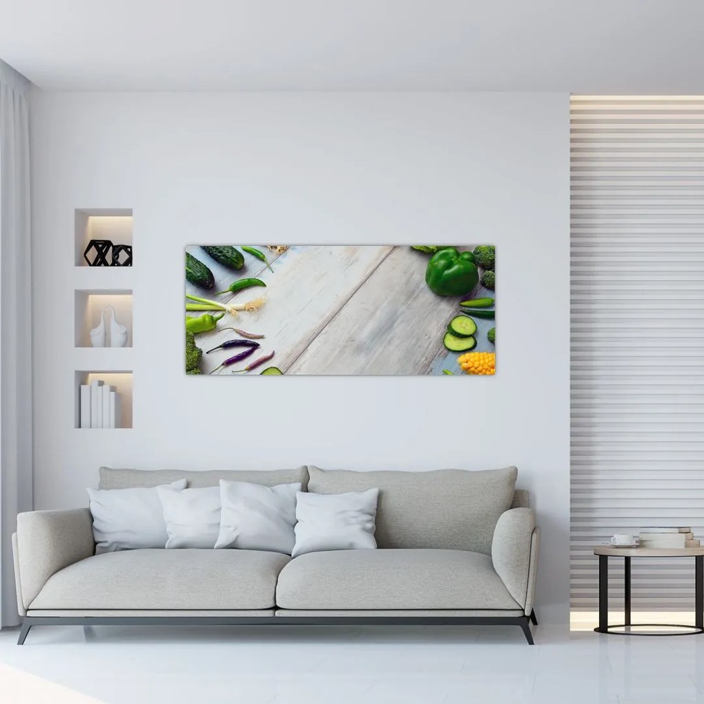 Tablou legumele (120x50 cm)