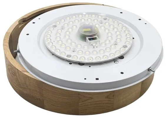 Brilagi - Plafonieră LED CARVALHO LED/36W/230V stejar Ø 37,5 cm