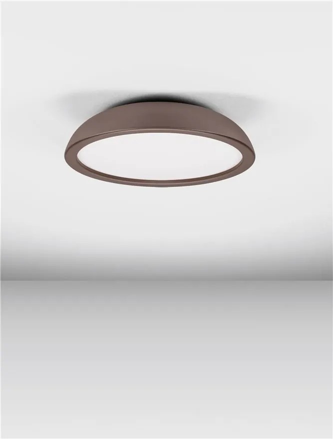 Lustra LED aplicata stil modern FELICIA maro 45cm