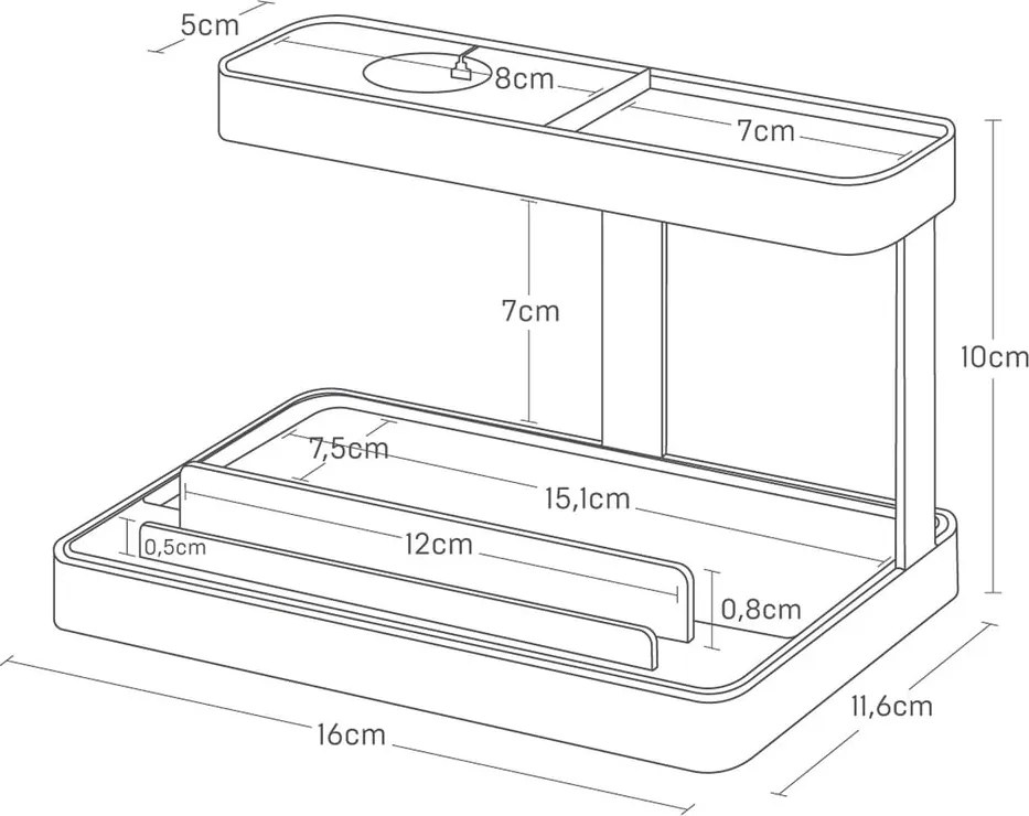 Suport pentru tabletă din metal Tower – YAMAZAKI