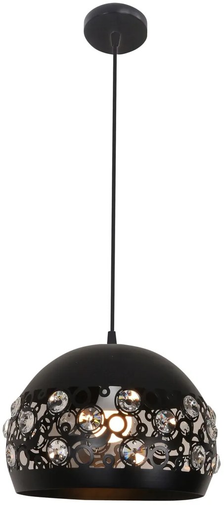 Lustra Jolina, Candellux, 30 x 120 cm, 1 x E27, 40W, negru