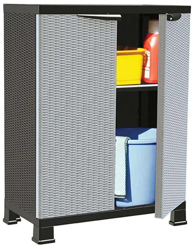 vidaXL Dulap, 68x39x92 cm, design de ratan