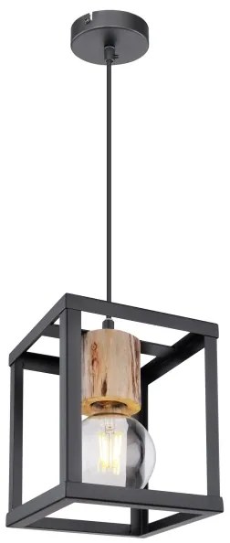 Lustră pe cablu Globo 15476H HAGAR 1xE27/60W/230V