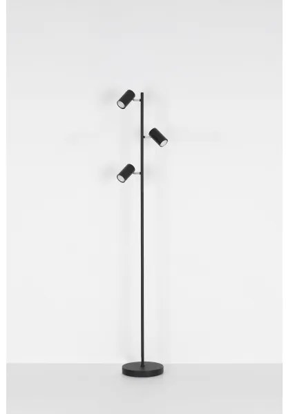 Lampadar Globo 57910SB ROBBY 3xGU10/5W/230V negru